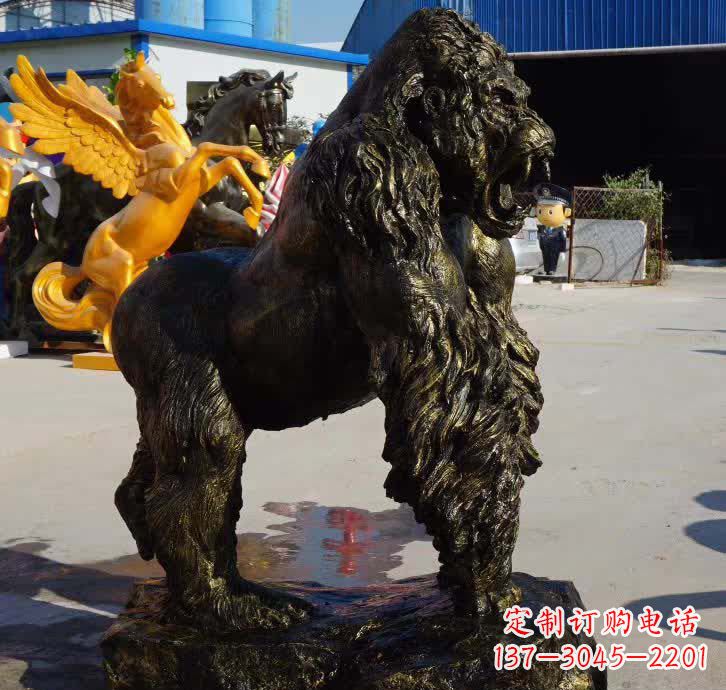 达州大猩猩铜雕