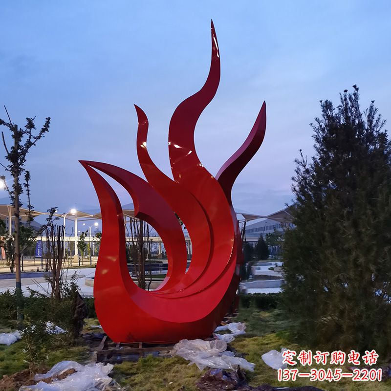 达州大型不锈钢几何凤凰,广场公园城市标志性动物雕塑