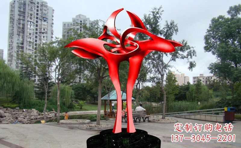 达州精美的不锈钢仙鹤雕塑