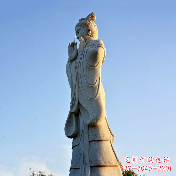 达州貂蝉雕塑精美礼品,赠送古代美女历史人物
