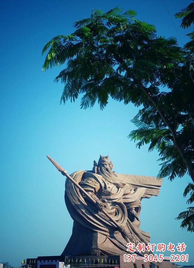 达州大型关公石雕