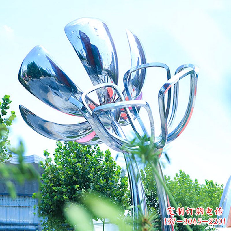 达州精美不锈钢玫瑰雕塑