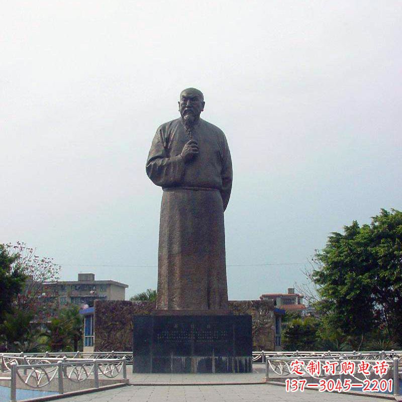 达州精美林则徐雕塑,传承历史文化