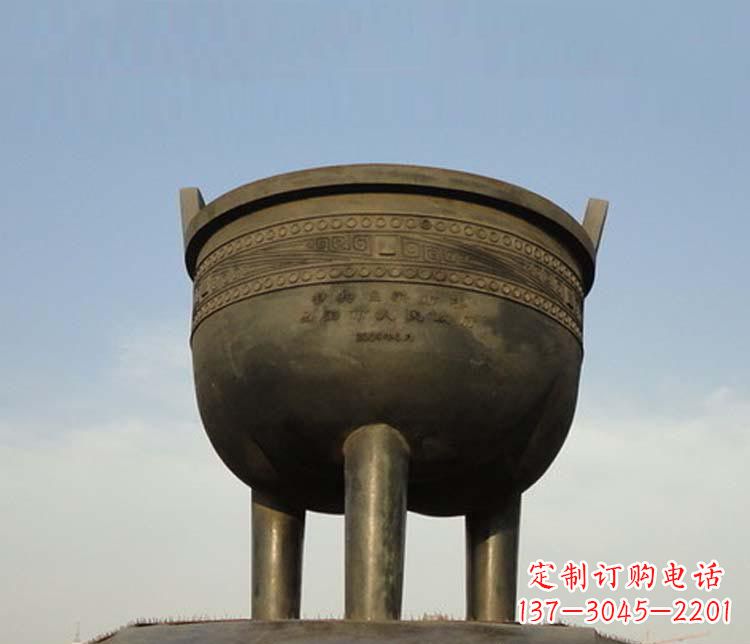 达州精美铜香炉雕塑