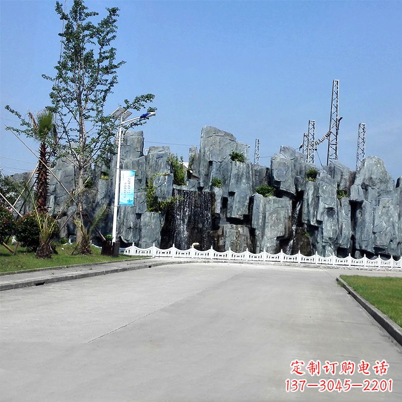 达州大型塑石假山雕塑