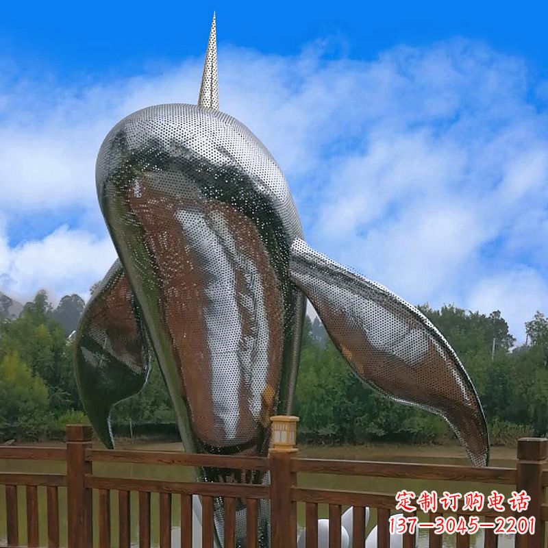 达州大型不锈钢动物雕塑