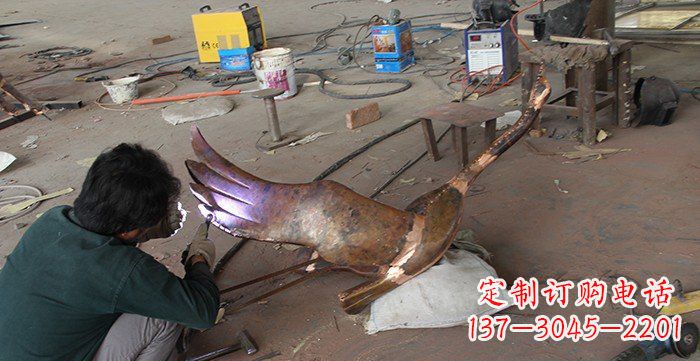 达州专业大雁铜雕制作