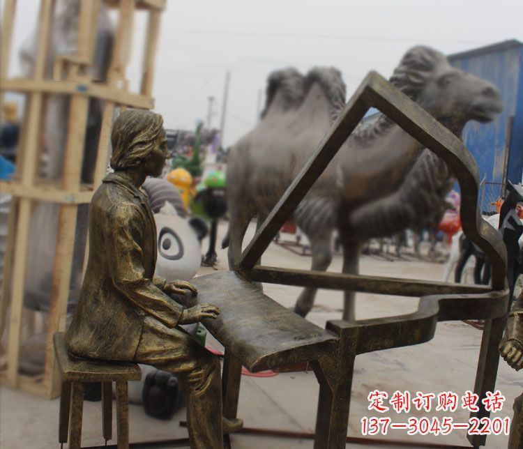 达州钢琴铜雕——表达艺术之美的完美融合