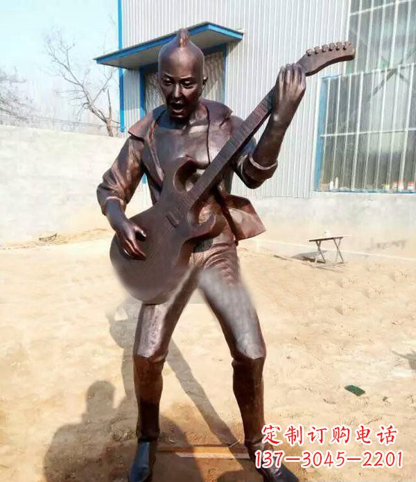 达州音乐传奇——吉他雕塑