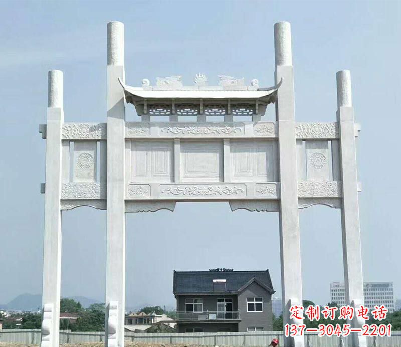 达州精美牌坊雕塑