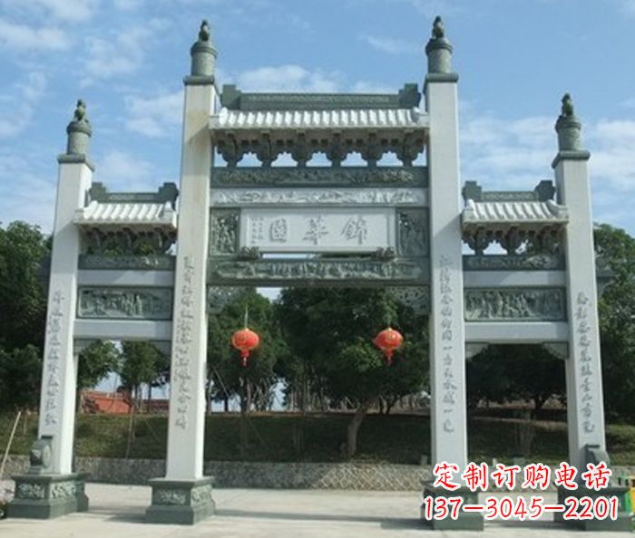 达州牌坊雕塑艺术品定制精品