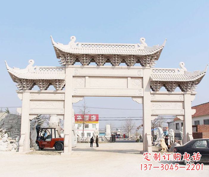 达州精美牌坊雕塑