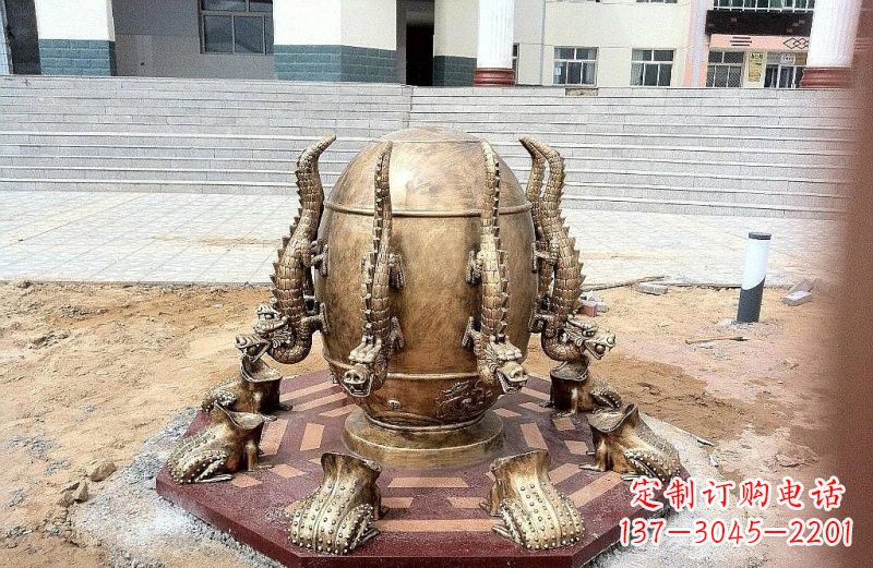 达州地动仪铜雕