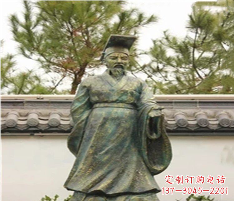 达州青铜雕刻汉武帝铜雕