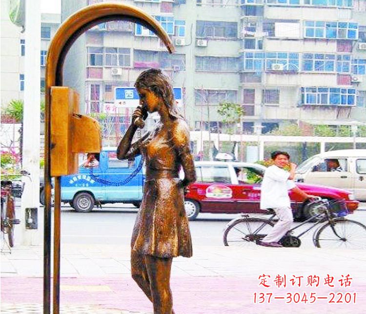 达州女孩铜雕塑——艺术的象征