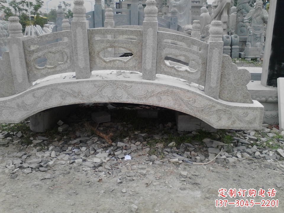达州精美石桥雕塑，点缀庭园之美