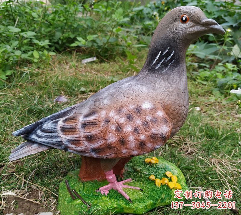 达州普世和平鸽雕塑