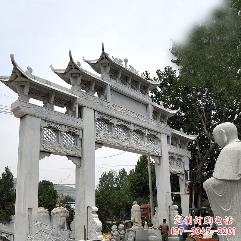 达州牌坊雕塑——精美、经久耐用的室外装饰艺术