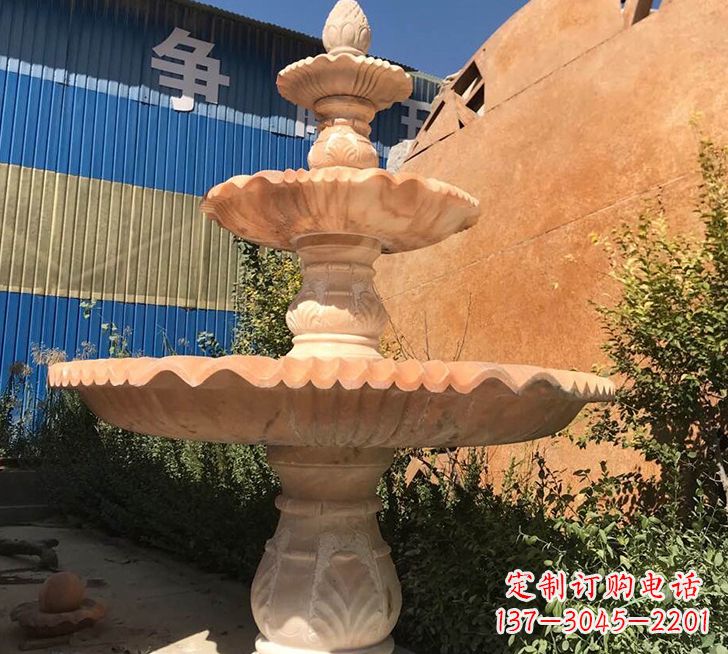 达州跌水盆喷泉石雕——精美的喷泉雕塑