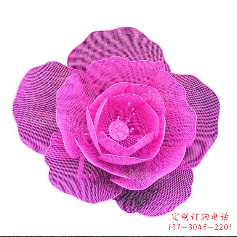 达州精美玫瑰金属雕塑