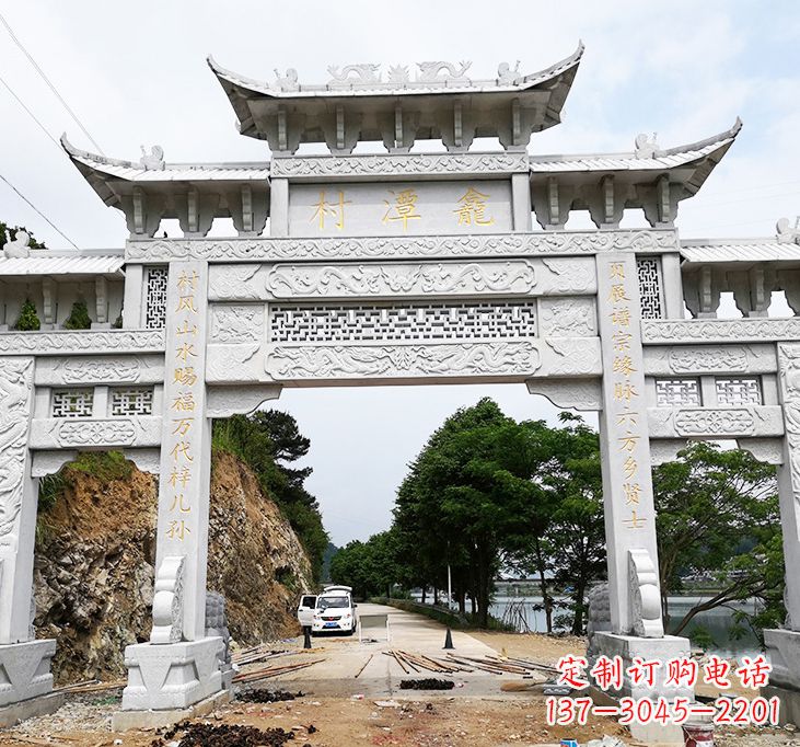 达州东夏侯石牌坊雕塑专业的定制雕塑制作商