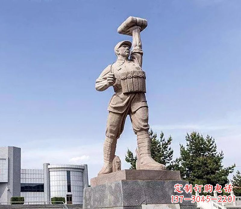 达州董存瑞石雕