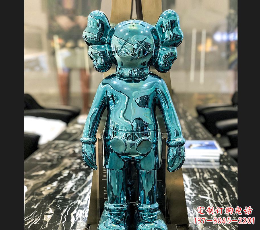 达州动漫不锈钢机器人雕塑