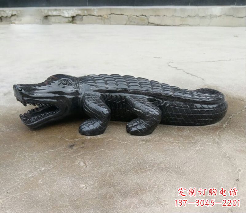 达州经典鳄鱼景观石雕