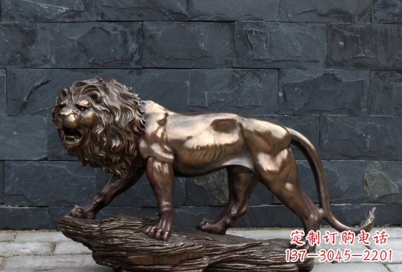 达州高雅雕刻—狮子铜雕塑