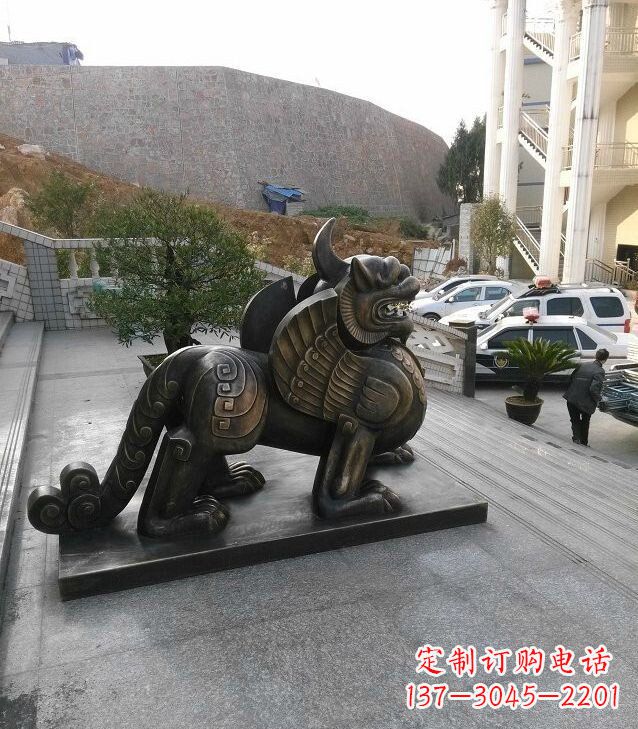 达州精美独角兽雕塑