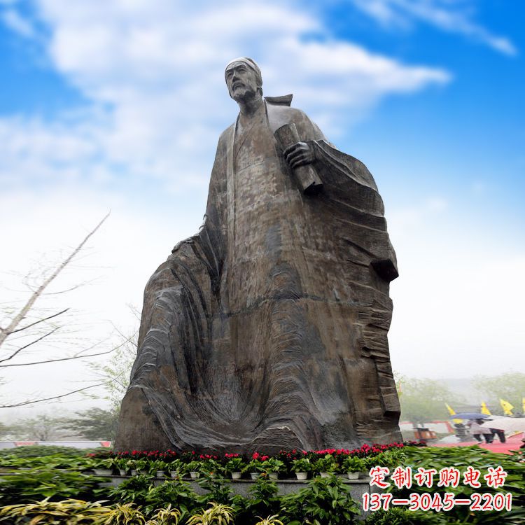 达州杜甫抽象雕塑-大型景区景点历史名人雕像