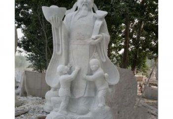 达州大理石财神雕塑——守护家庭繁荣