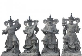 达州四大天王大理石雕塑