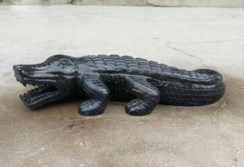 达州经典鳄鱼景观石雕