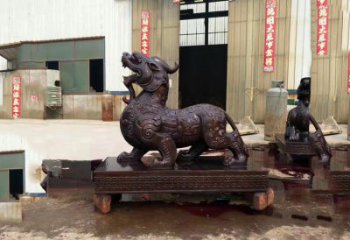 达州独角兽铸铜雕塑—精雕细琢的艺术瑰宝