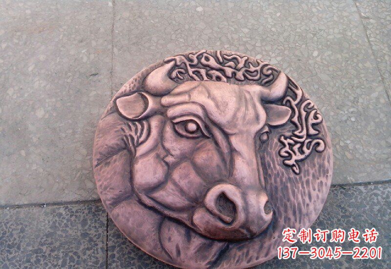 达州锻铜十二生肖兽首雕塑