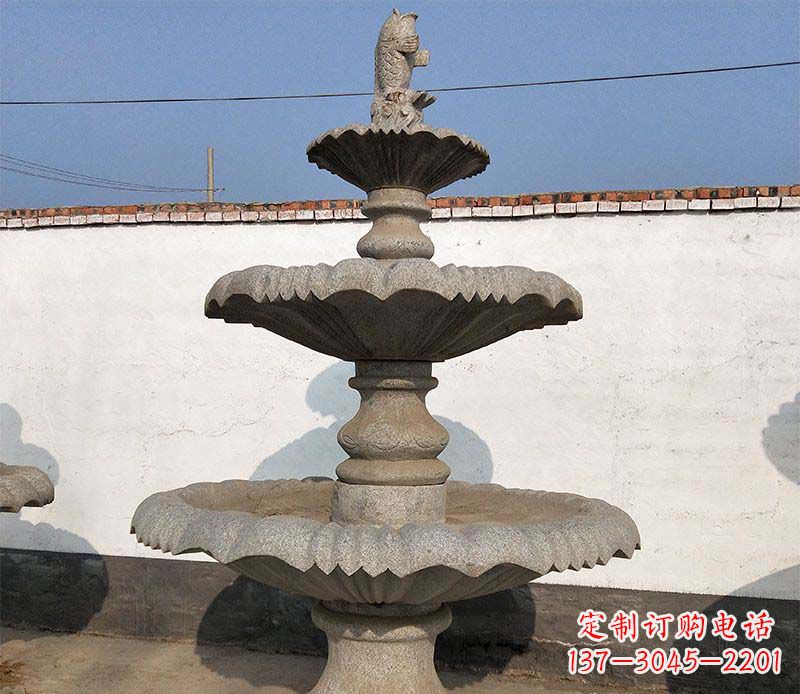 达州多层石质喷泉雕塑