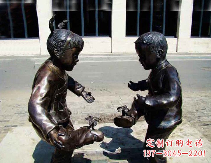 达州中领雕塑 | 专业高端儿童铜雕