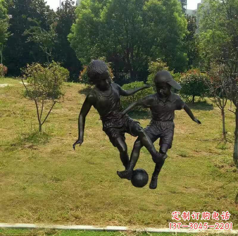 达州中领雕塑出品,精致足球雕塑,带您重温童年欢乐