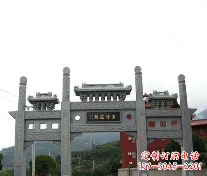 达州牌坊雕塑·精美雕刻·传承古老文化