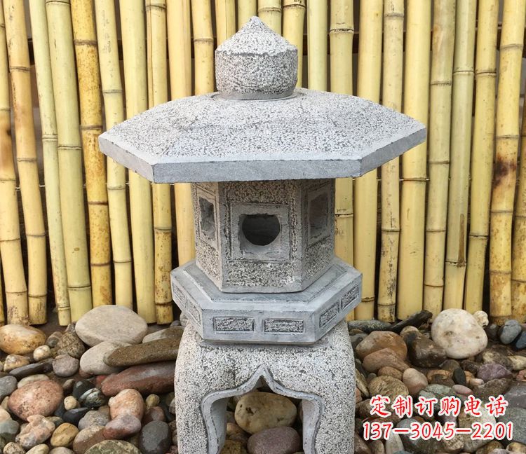 达州精美仿古灯笼石雕