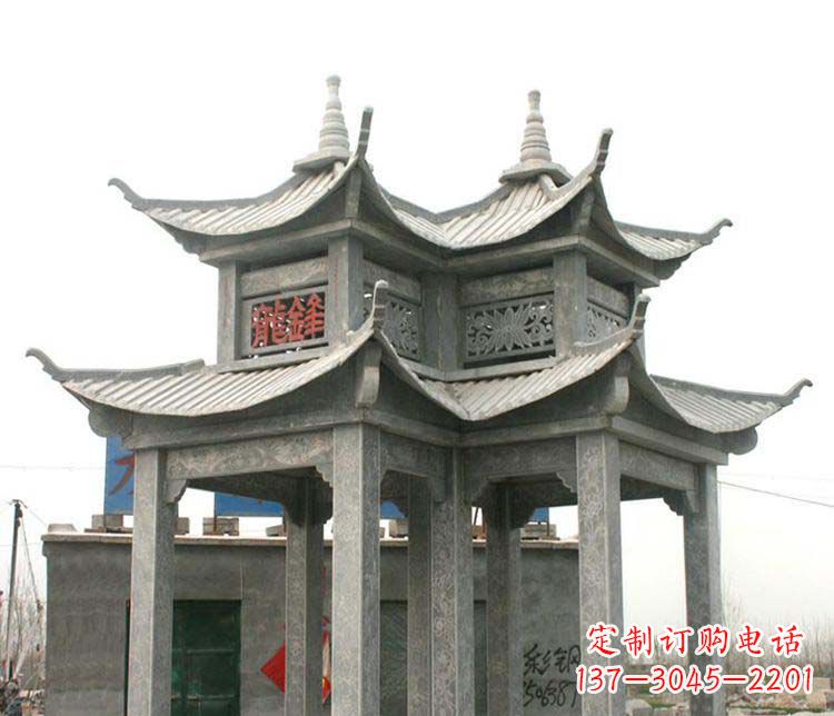 达州仿古凉亭石雕