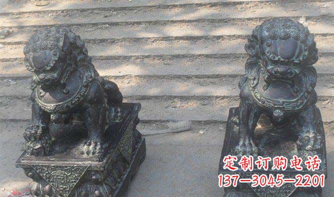 达州仿古狮子铜雕