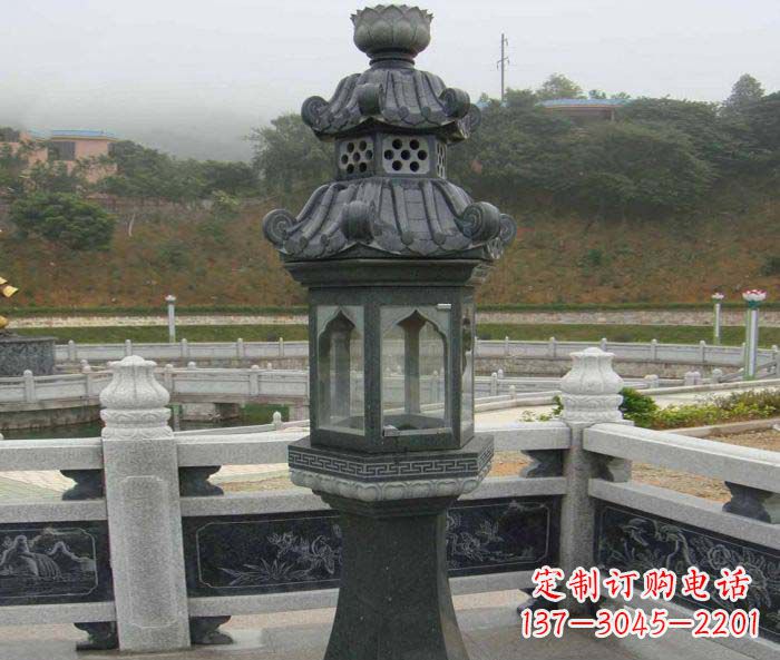 达州仿古石灯雕塑,点亮景观空间