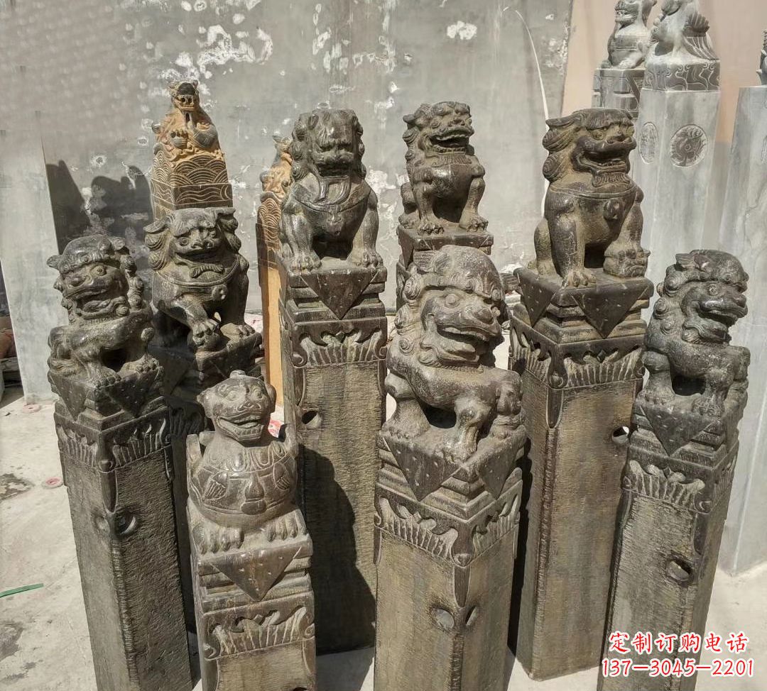 达州仿古马雕塑,高端定制艺术石雕