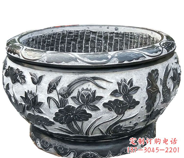 达州传承古典,精致仿古庭院花盆雕塑