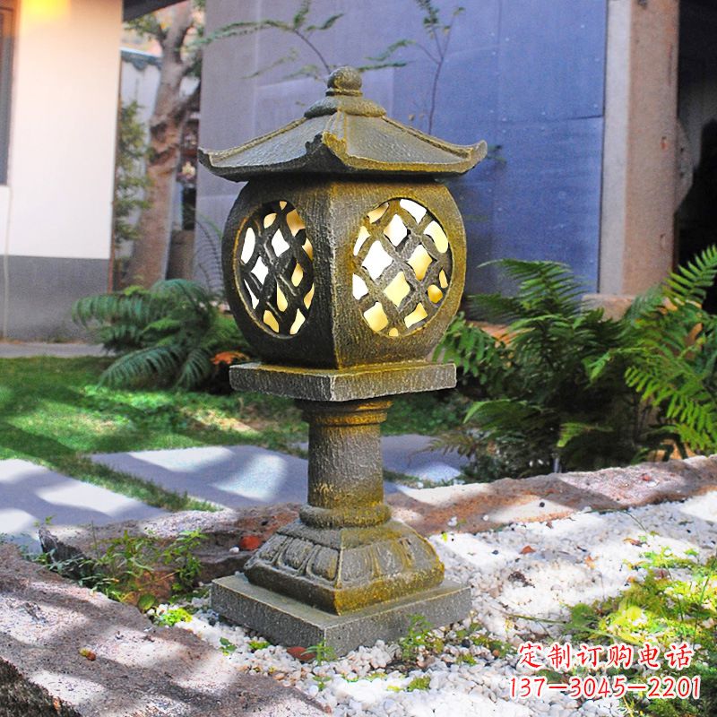 达州仿古庭院石雕灯笼,精美雕刻点亮家园