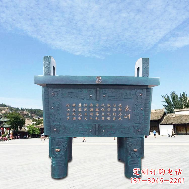达州古典香炉雕塑