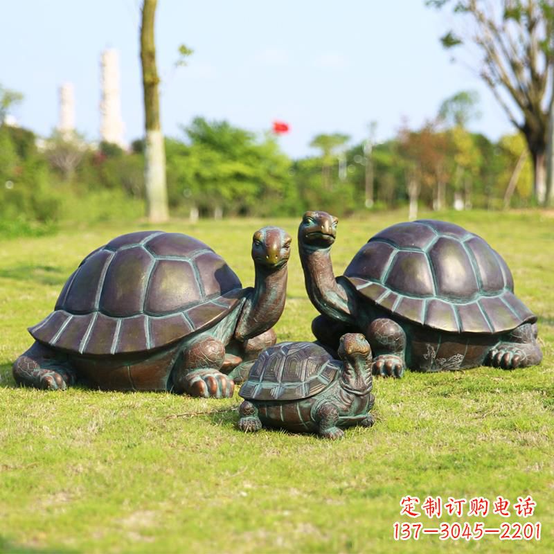 达州仿铜做工精美的乌龟雕塑摆件