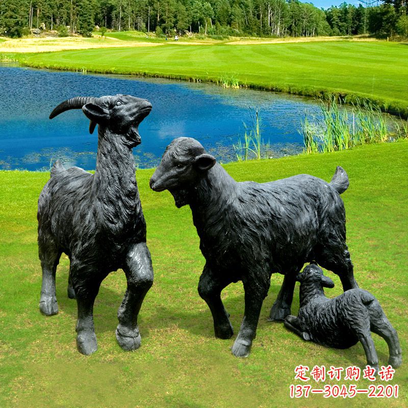 达州 雕刻经典,匠心独具,黑山羊雕塑